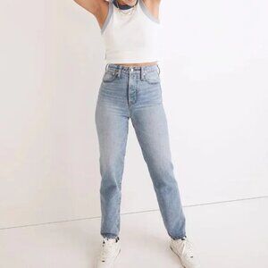 Madewell The Curvy Perfect Vintage Straight Jean in Seyland Wash NF153  30